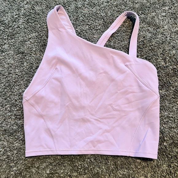 lululemon athletica Tops - Lululemon Everlux Lilac Asymmetrical Tennis Tank Top